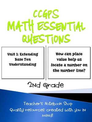 cover image of 2nd Grade Common Core Math Essential Questions